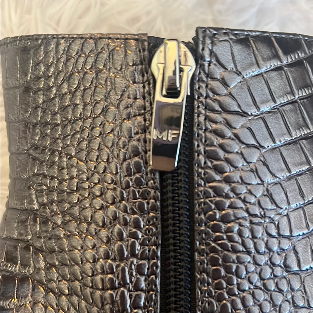 Marc Fisher Silver Ankle Boots - Picture 6 of 10